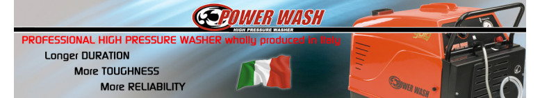 Professional high pressure cleaners made in Italy